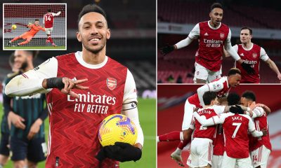 Aubameyang Makes Premier League History With A Hat-Trick