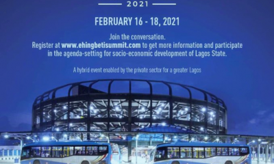 Ehingbeti, Lagos Economic Summit Begins Tomorrow