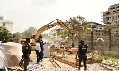 Lagos Demolishes Banana Estate Structures Without Building Permits